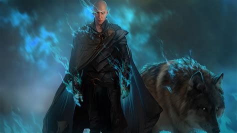 Dec 4, 2023 · Description. Solas, the Dread Wolf. Some say he might be an ancient elven god, but some say not. Others say a betrayer of his peopleor a savior who now seeks to rescue them at the cost of your world. His motives are inscrutable and his methods sometimes questionable, earning him a reputation as something of a trickster deity - a player of dark ... 